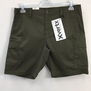 Vertx Mens Rip Stop Olive Green Cargo Shorts Size 40 Brand NEW With Tags